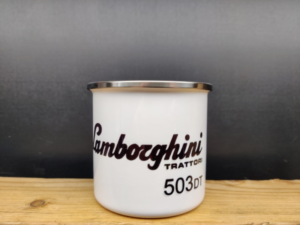 Lamborghini Trattori 503DT Emaille Tasse